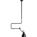 Lampe Gras N312 Long Arm Semi Flush / Pendant - Matte Black / Black