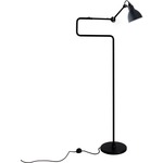 Lampe Gras N411 Floor Lamp - Matte Black / Blue