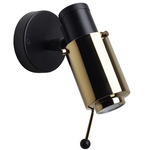 BINYSPOT SWBULB-BL-GOLETL	 - Matte Black / Gold