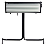 Biny Table Lamp - Matte Black / White Fins / Matte Black