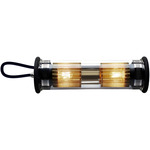 In The Tube Gold Wall Sconce - Black / Gold