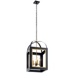 Vath Pendant - Black / Brass