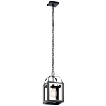 Vath Mini Pendant - Black / Chrome