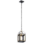 Vath Mini Pendant - Black / Brass