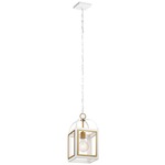 Vath Mini Pendant - White / Brass