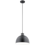 Zailey Dome Pendant - Black