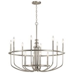Capitol Hill Chandelier - Brushed Nickel