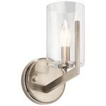 Nye Wall Sconce - Classic Pewter / Clear