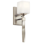 Marette Wall Sconce - Brushed Nickel / Satin Etched