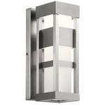 Ryler Outdoor Wall Sconce - Brushed Aluminum / Satin Etched