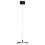 Jeno Pendant - Matte Black / White