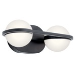 Brettin Bathroom Vanity Light - Matte Black / White