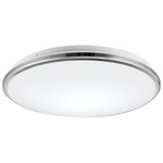 Brook Ceiling Light Fixture - Chrome / Frosted