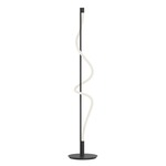 Cursive Floor Lamp - Black / Frosted