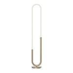 Huron Floor Lamp - Brushed Gold / Frosted