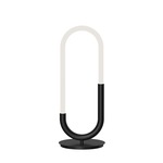 Huron Table Lamp - Black / Frosted