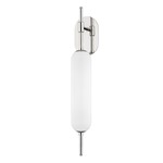 Miley Wall Sconce - Polished Nickel / Opal