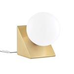 Aspyn Table Lamp - Aged Brass / Opal
