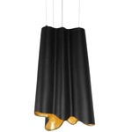 Lunar Tall Pendant - Black