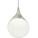Stillabunt Pendant - Silver Leaf / Off White