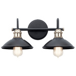 Clyde Bathroom Vanity Light - Black / Black