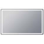 Aria Lighted Mirror - Silver / Mirror