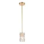 Jenning Pendant - Parisian Gold Leaf / Clear