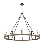 Transitions Chandelier - Oil Rubbed Bronze / Aspen