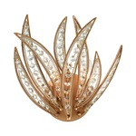 Naples Wall Sconce - Matte Gold / Clear