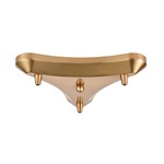 Triangular Pendant Canopy - Satin Brass