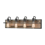 Copley Bathroom Vanity Light - Matte Black / Aspen