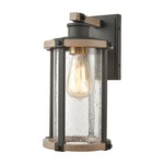 Geringer Wall Sconce - Charcoal / Clear Seeded