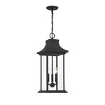 Hancock Outdoor Pendant - Matte Black