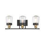 Macauley Wall Sconce - Brass / Black