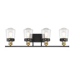 Macauley Wall Sconce - Brass / Black