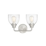 Vale Wall Sconce - Satin Nickel