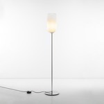 Gople Floor Lamp - Chrome / White Gradient