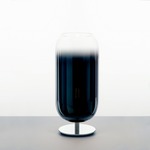 Gople Table Lamp - Chrome / Blue Gradient