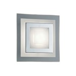 Pyramid Wall / Ceiling Light - Chrome / Clear