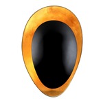 Ginger Wall Sconce - Vintage Gold Leaf / Black