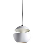 Here Comes The Sun Mini Pendant - No Canopy - White / White