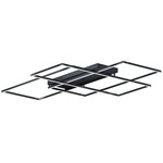 Traverse Semi Flush Ceiling Light - Black / White