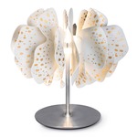 Nightbloom Table Lamp - White and Gold / Matte White