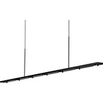 Aurora Linear Pendant - Satin Brushed Black / Acrylic