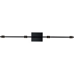 Aurora Wall Sconce - Satin Brushed Black / Acrylic