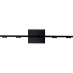 Aurora Wall Sconce - Satin Brushed Black / Acrylic