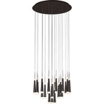 Meteor Chandelier - Satin Dark Gray