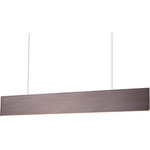 Prometheus Linear Pendant - Deep Taupe / Acrylic