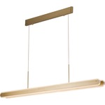 Gianni Linear Pendant - Brushed Champagne / Acrylic