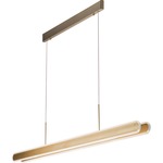 Gianni Linear Pendant - Brushed Champagne / Acrylic